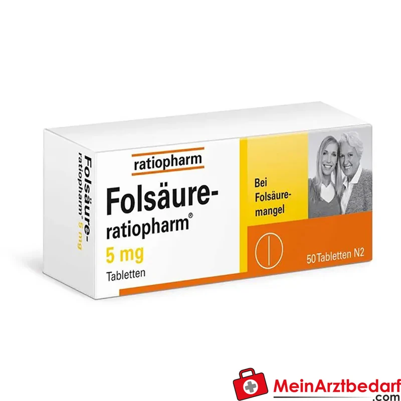ratiopharm Folsäure 5 mg Tabletten