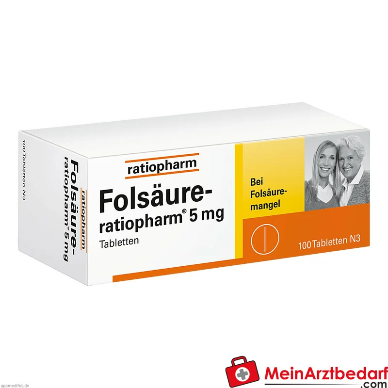 ratiopharm Folsäure 5 mg Tabletten