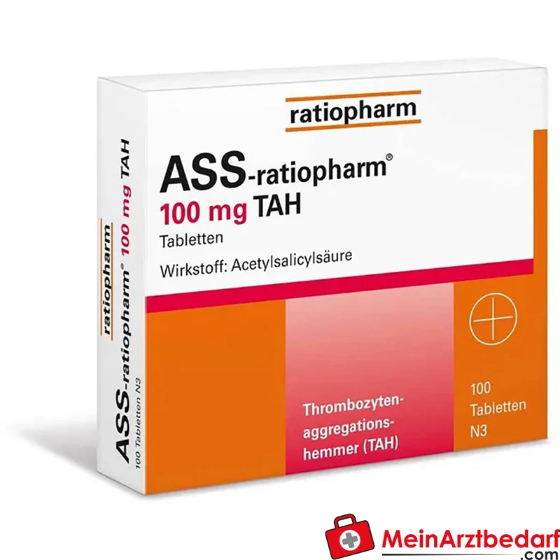 ASS-ratiopharm 100 mg Tabletten