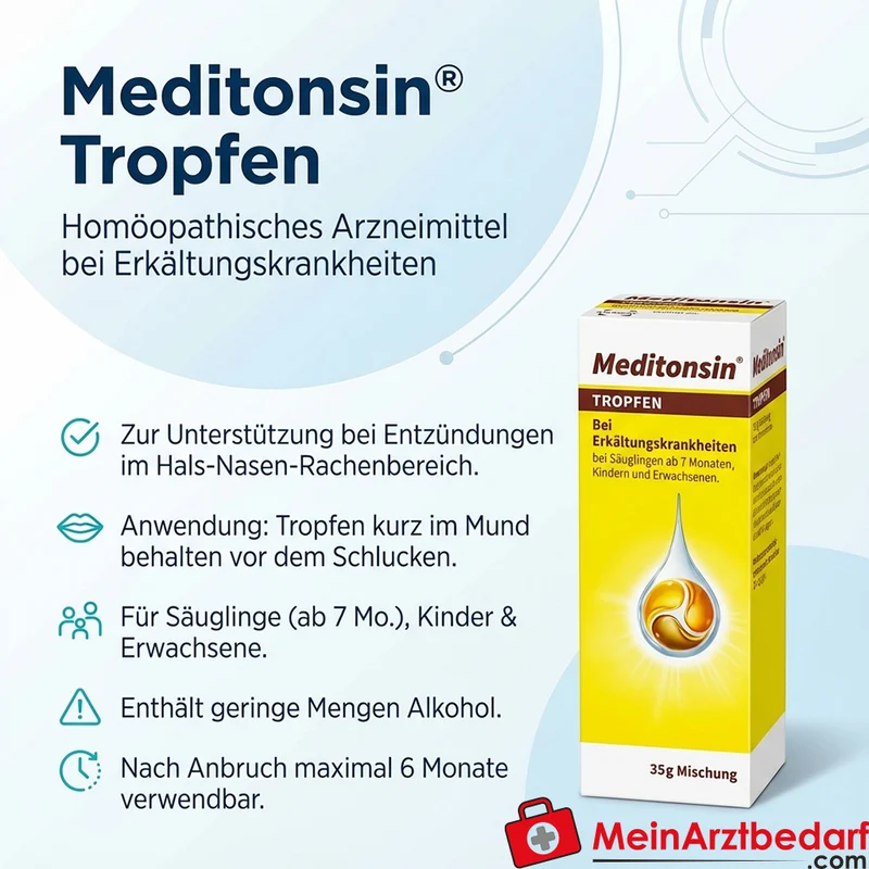 Meditonsin Tropfen homöopathisches Arzneimittel 10 ml