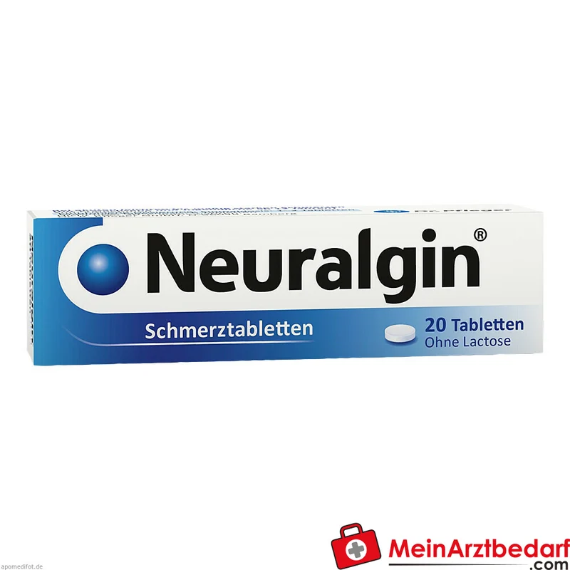 Neuralgin Schmerztabletten Acetylsalicylsäure 250 mg / Paracetamol 200 mg / Coffein 50 mg Tabletten