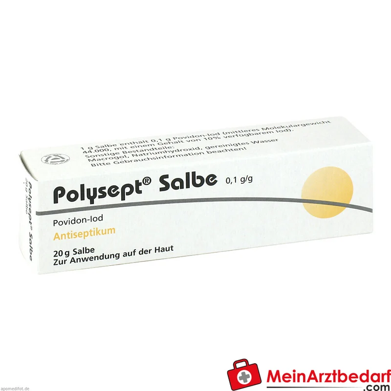 Polysept Salbe Povidon‑Iod 0,1 g/g antiseptische Wundsalbe