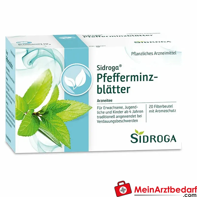 Sidroga Pfefferminzblättertee 1,5 g Filterbeutel 20 Stück
