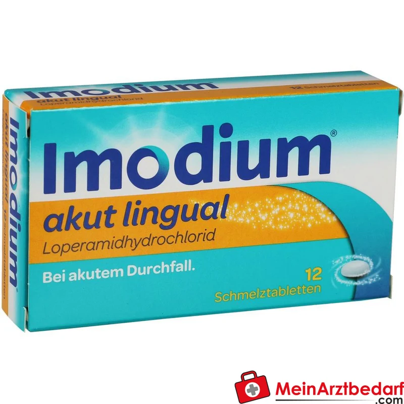 Imodium akut Lingual Loperamid 2 mg Schmelztabletten 6 Stück