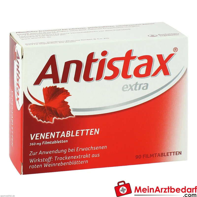 Antistax extra Venentabletten Weinblatt‑Extrakt Tabletten 60 Stück