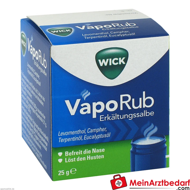 WICK VapoRub Erkältungssalbe Eukalyptus Menthol Kampfer Salbe