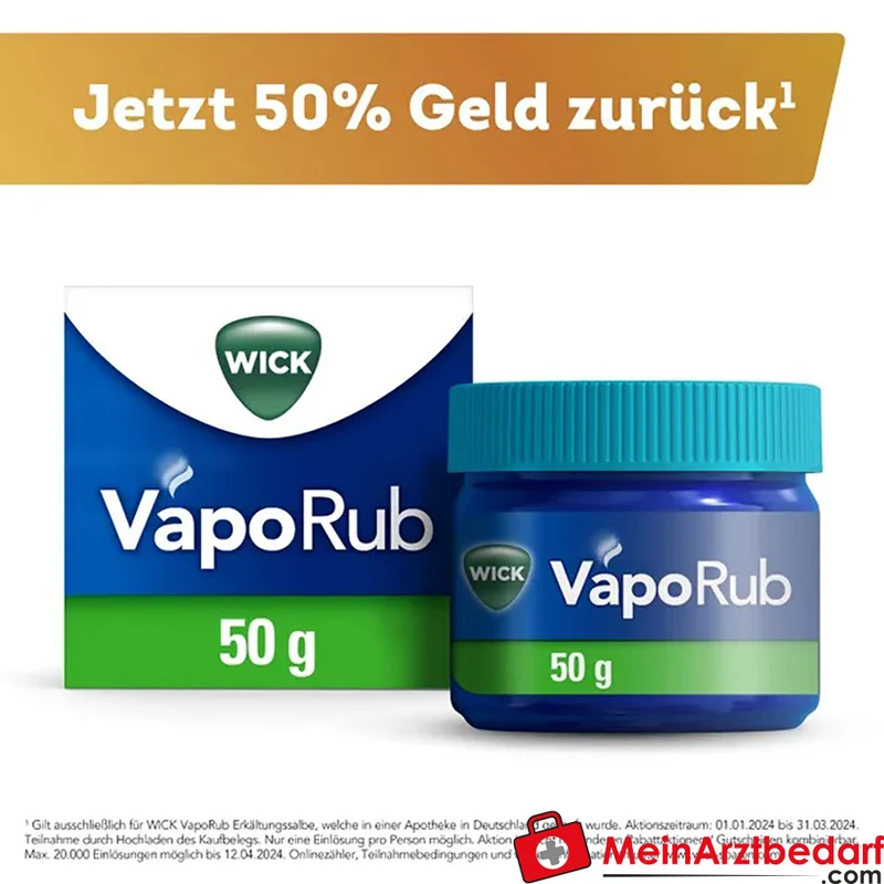 WICK VapoRub Erkältungssalbe Eukalyptus Menthol Kampfer Salbe