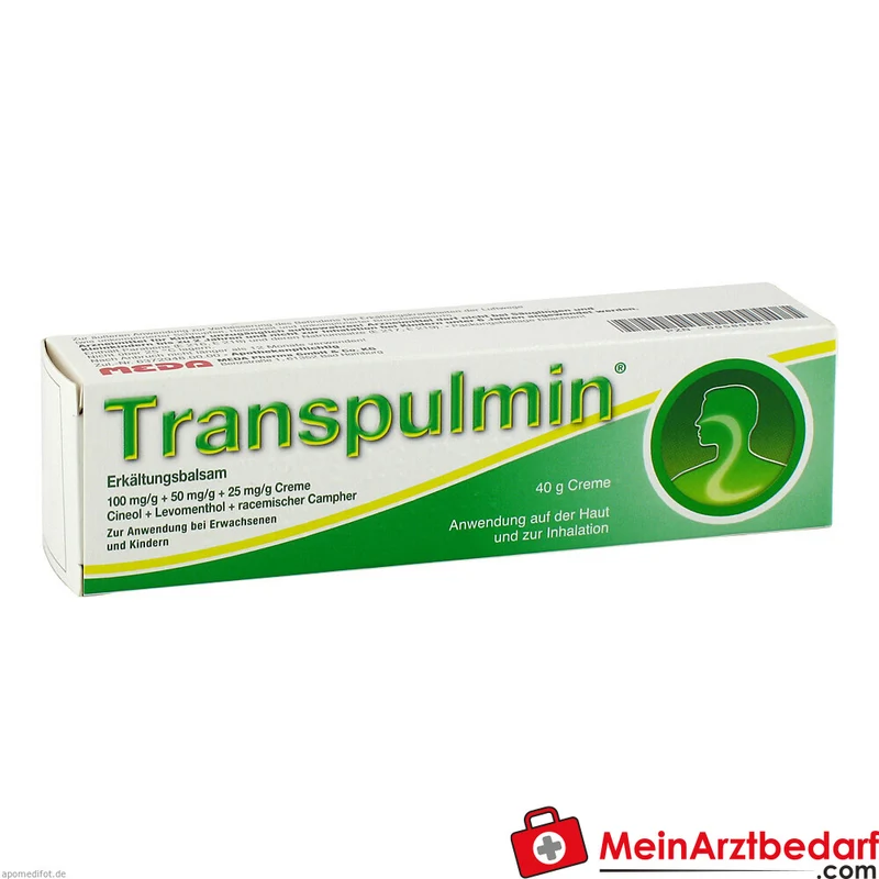 Transpulmin Erkältungsbalsam mit Eukalyptus, Menthol, Kampfer