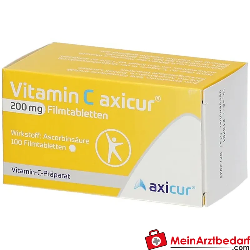 axicur Vitamin C 200 mg Tabletten 50 Stück