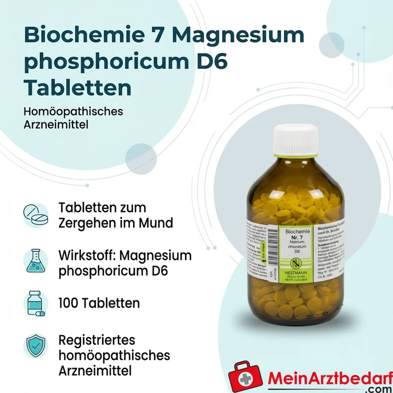Biochemie 7 Magnesium phosphoricum D6 Tabletten 100 Stück