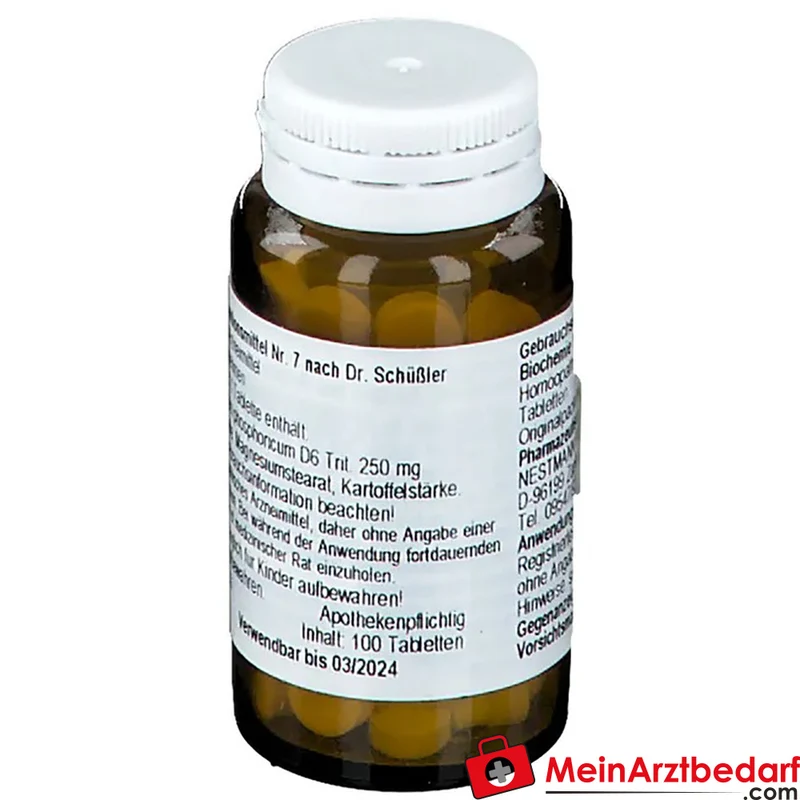 Biochemie 7 Magnesium phosphoricum D6 Tabletten 250 mg 100/400/1000 Stück