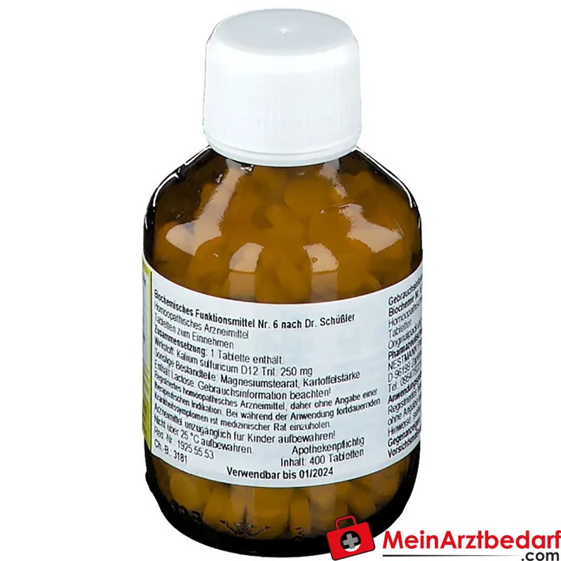 Biochemie Nr. 6 Kalium sulfuricum D12 250 mg Tabletten
