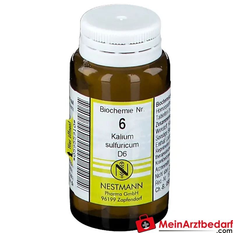 Nestmann Biochemisches Funktionsmittel Nr. 6 Kalium sulfuricum D6 Tabletten, 100 St.