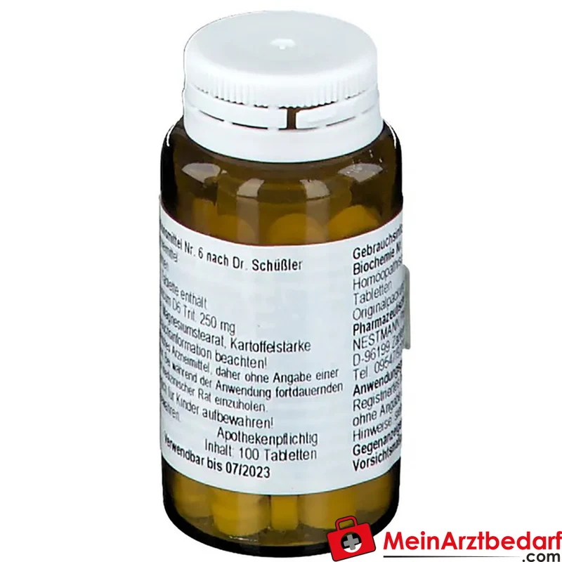 Nestmann Biochemisches Funktionsmittel Nr. 6 Kalium sulfuricum D6 Tabletten, 100 St.