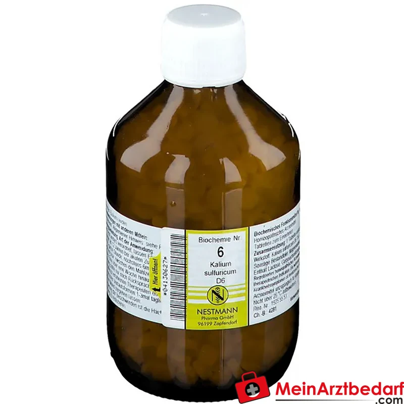 Nestmann Biochemisches Funktionsmittel Nr. 6 Kalium sulfuricum D6 Tabletten, 100 St.