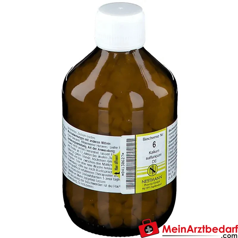 Nestmann Biochemisches Funktionsmittel Nr. 6 Kalium sulfuricum D6 Tabletten, 100 St.