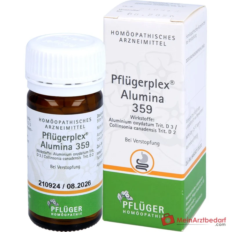 Pflüger Pflügerplex Alumina 359 Aluminium oxydatum / Collinsonia canadensis Tabletten, 100 St.