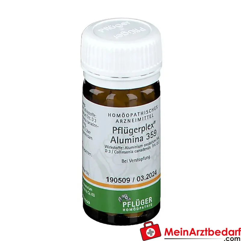 Pflüger Pflügerplex Alumina 359 Aluminium oxydatum / Collinsonia canadensis Tabletten, 100 St.