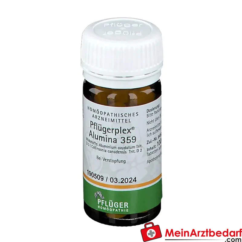 Pflüger Pflügerplex Alumina 359 Aluminium oxydatum / Collinsonia canadensis Tabletten, 100 St.