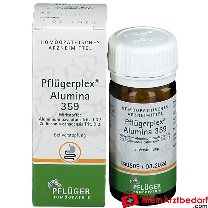 Pflüger Pflügerplex Alumina 359 Aluminium oxydatum / Collinsonia canadensis Tabletten, 100 St.