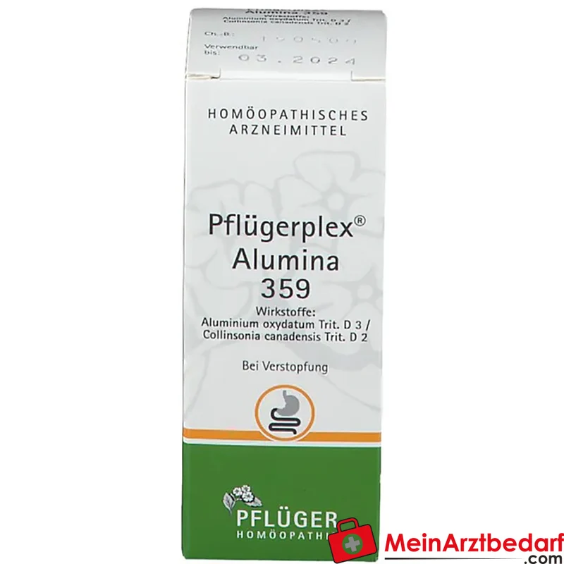 Pflüger Pflügerplex Alumina 359 Aluminium oxydatum / Collinsonia canadensis Tabletten, 100 St.