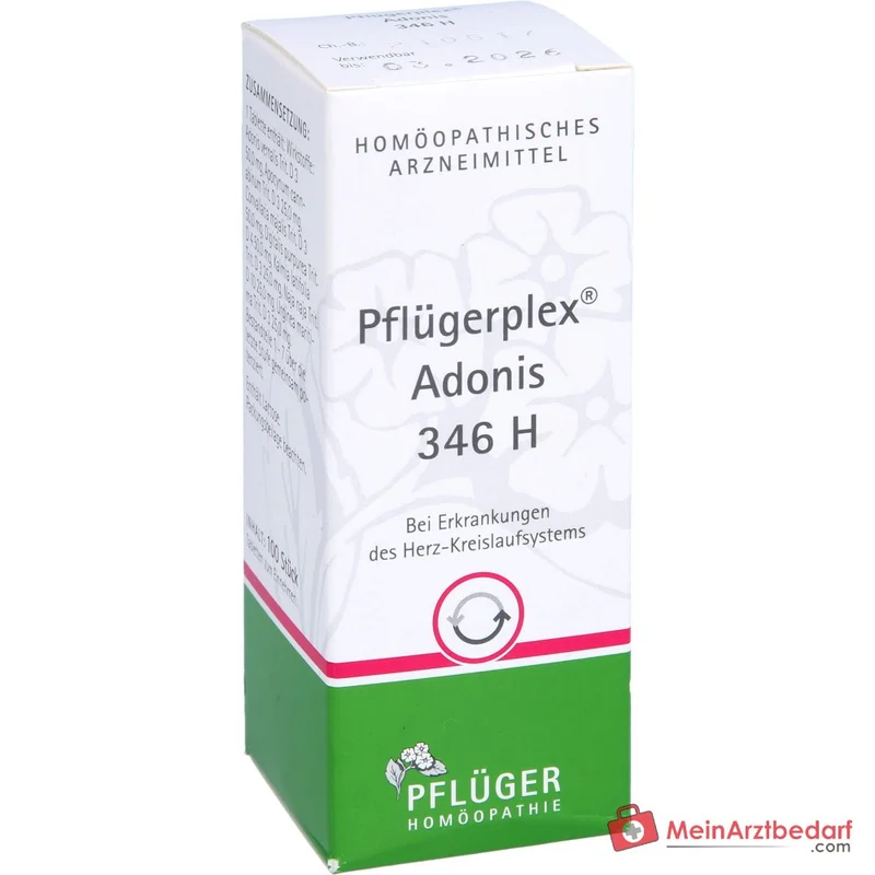 Pflügerplex Adonis 346 H – Adonis vernalis, Apocynum cannabinum, Kalmia latifolia Tabletten 100 St
