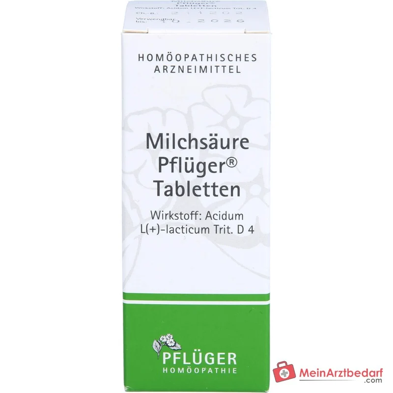 Pflüger Milchsäure Acidum L(+)-lacticum D4 Tabletten, 100 St.