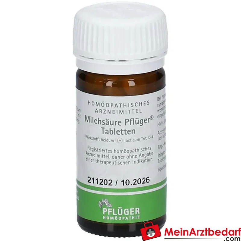 Pflüger Milchsäure Acidum L(+)-lacticum D4 Tabletten, 100 St.