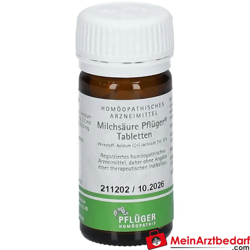 Pflüger Milchsäure Acidum L(+)-lacticum D4 Tabletten, 100 St.