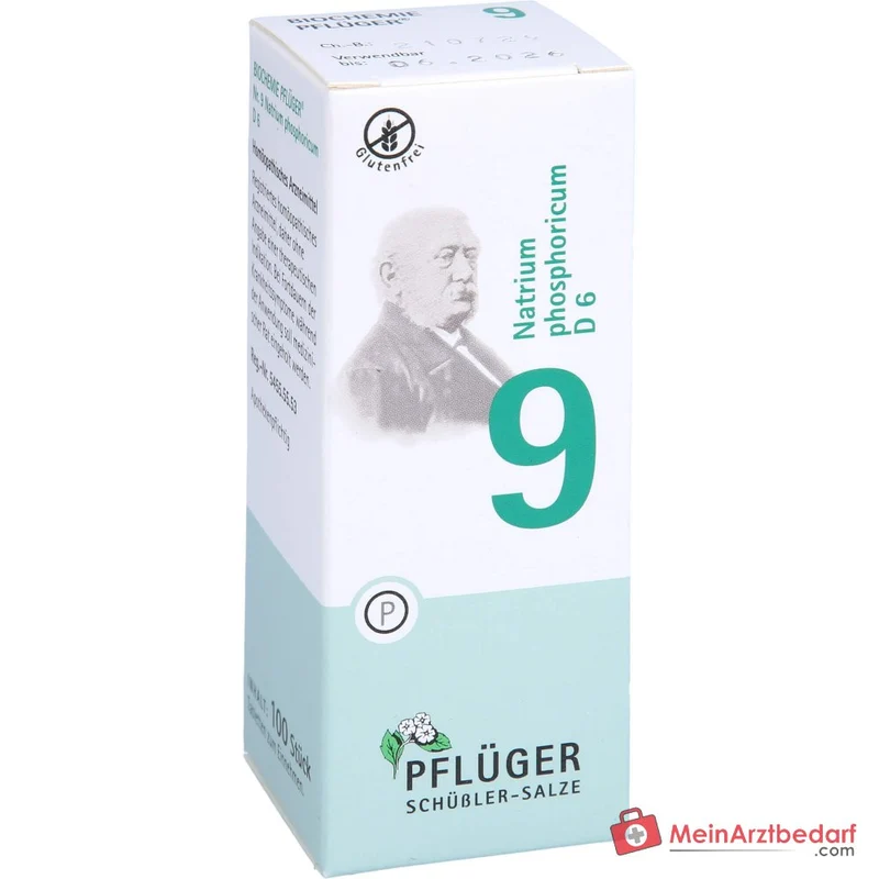 Biochemie Pflüger Nr. 9 Natrium phosphoricum D6 250 mg Tabletten 100 St