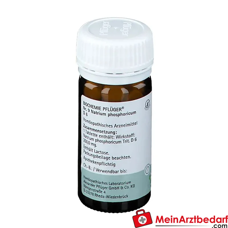 Biochemie Pflüger Nr. 9 Natrium phosphoricum D6 250 mg Tabletten 100 St