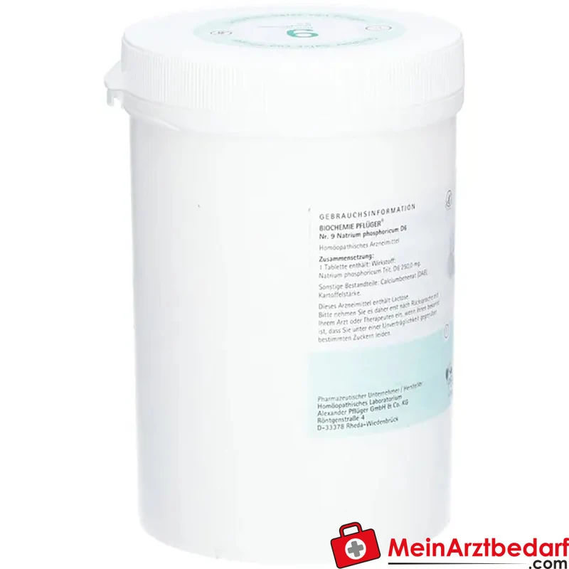 Biochemie Pflüger Nr. 9 Natrium phosphoricum D6 250 mg Tabletten 100 St