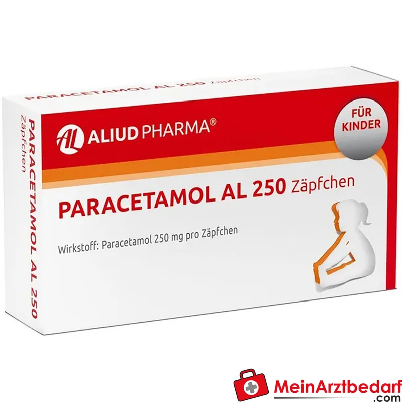Paracetamol AL 250 mg Zäpfchen rektal 10 Stück