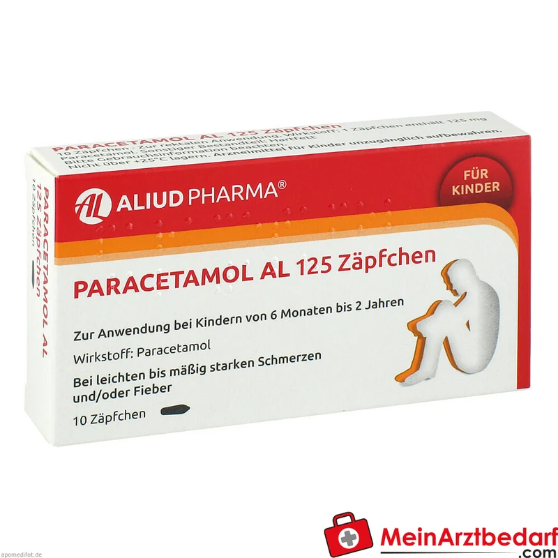 Paracetamol AL 125 mg Zäpfchen