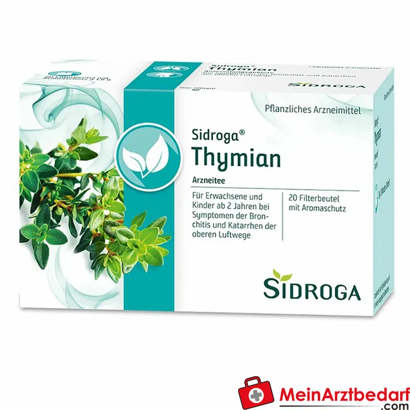 Sidroga Thymian 1.600 mg Thymian pro Filterbeutel Tee 20 Stück