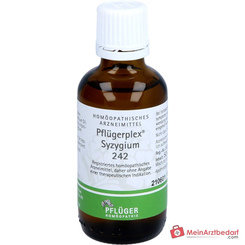 Pflügerplex Syzygium 242 Tropfen (Chionanthus virginicus D4, Syzygium cumini D2, Acidum lacticum D12) 50 ml