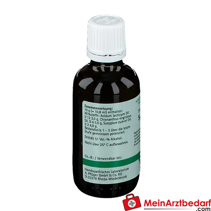Pflügerplex Syzygium 242 Tropfen (Chionanthus virginicus D4, Syzygium cumini D2, Acidum lacticum D12) 50 ml