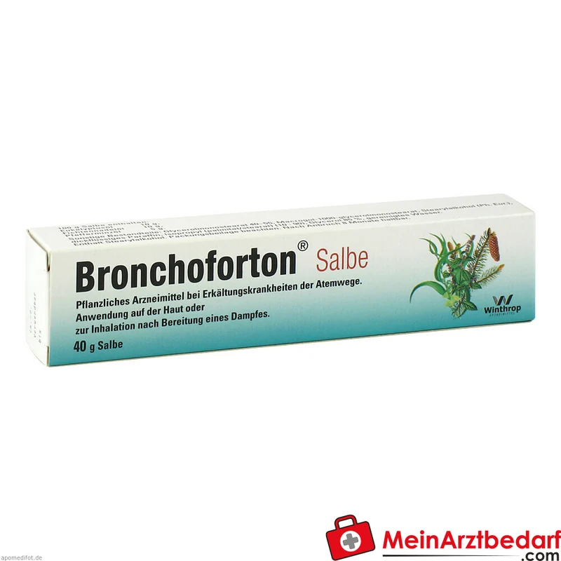 Bronchoforton Salbe Eukalyptus Menthol Campher äußerlich & zur Inhalation