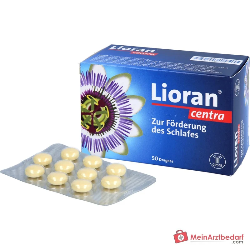 Lioran centra Passionsblumenkraut-Trockenextrakt überzogene Tabletten, 20 St.