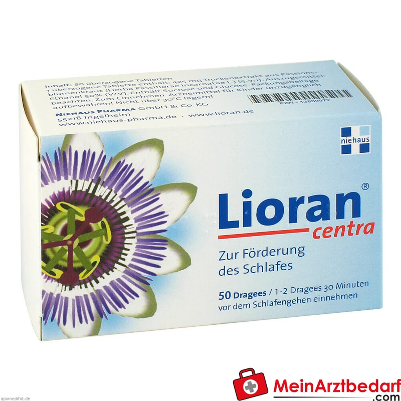 Lioran centra Passionsblumenkraut-Trockenextrakt überzogene Tabletten, 20 St.