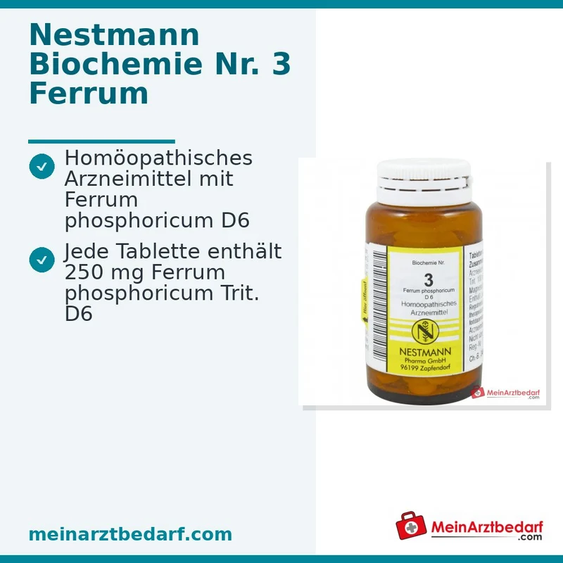Biochemie 3 Ferrum phosphoricum D6 Tabletten 100 Stück