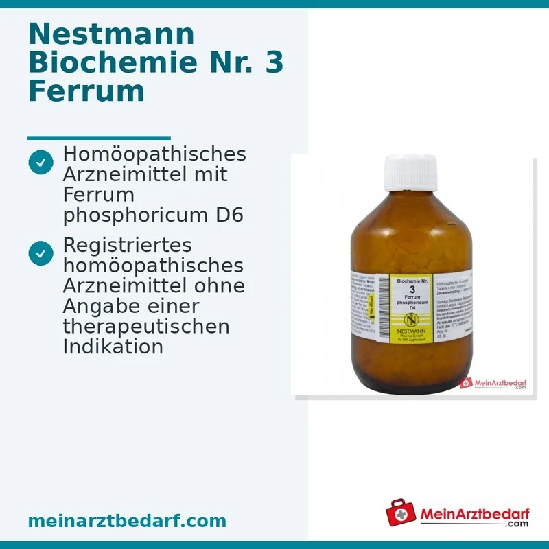 Biochemie 3 Ferrum phosphoricum D6 Tabletten 100 Stück