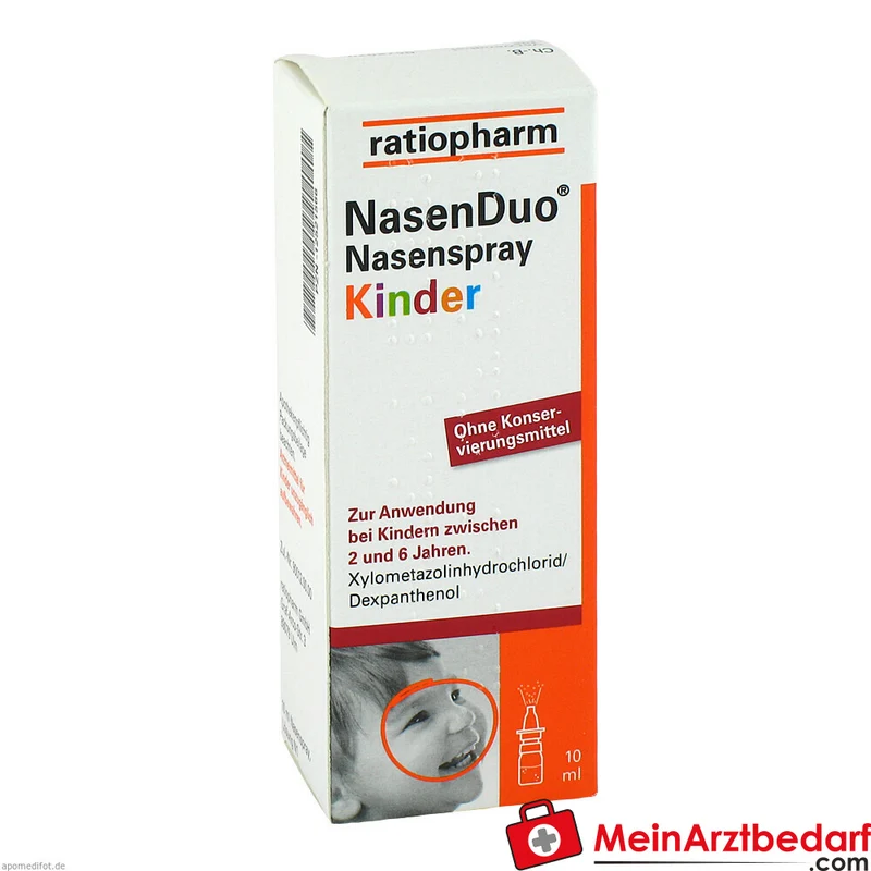 NasenDuo Kinder Xylometazolin/Dexpanthenol Nasenspray 10 ml