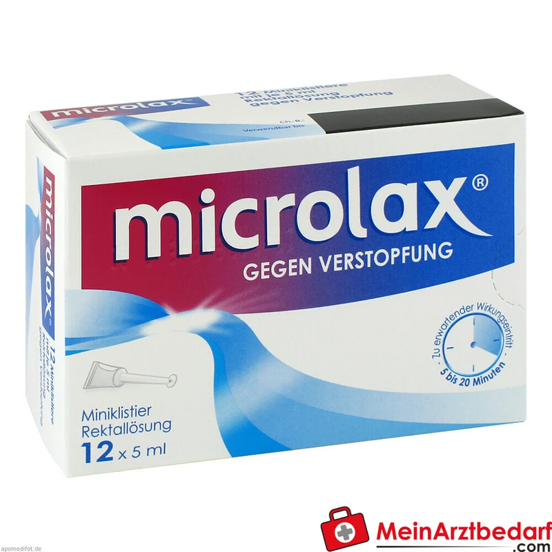 Microlax Rektallösung Einmalklistier für Säuglinge, Kinder & Erwachsene