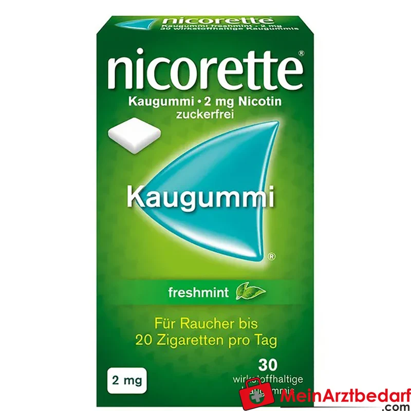 Nicorette Freshmint 2 mg Nikotinkaugummi