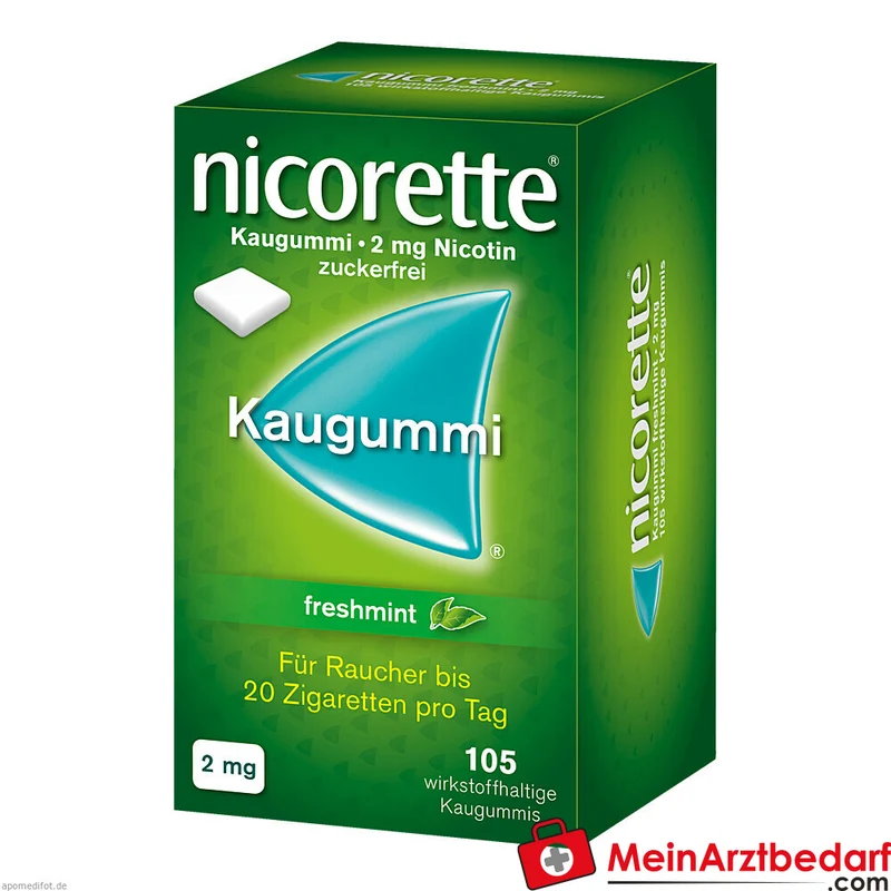 Nicorette Freshmint 2 mg Nikotinkaugummi