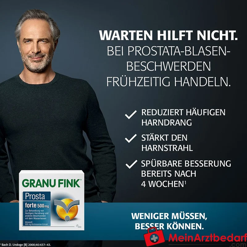 GRANU FINK Prosta forte 500 mg Kapseln, 140 St