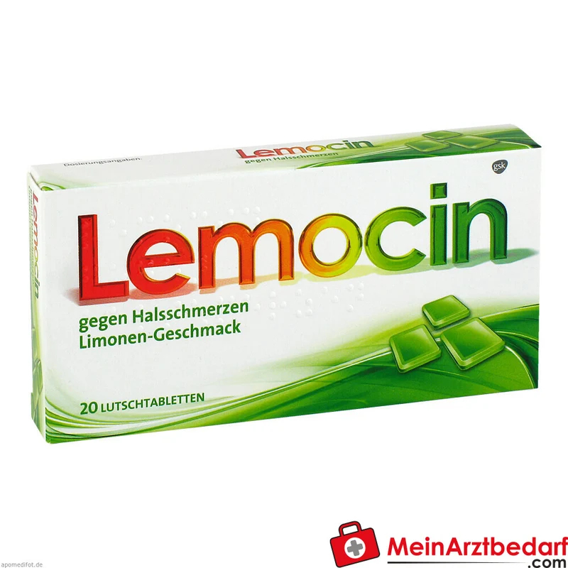 Lemocin Lutschtabletten Lidocain/Tyrothricin/Cetrimoniumbromid Packung