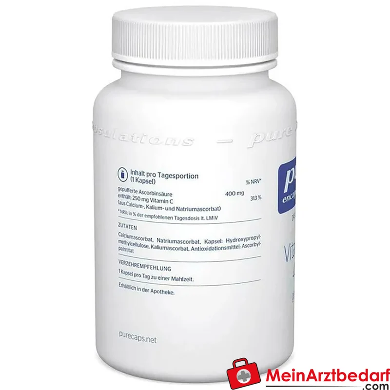 Pure Encapsulations Vitamin C 400 mg gepuffert Kapseln 90 Stück