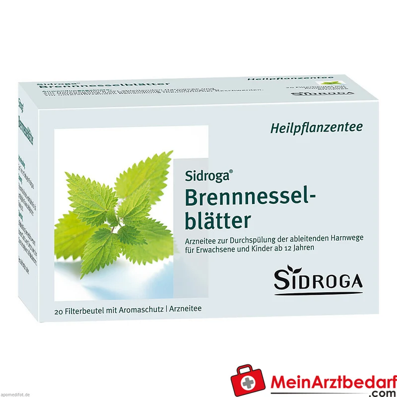 Sidroga Brennnesselblätter Teeaufguss Teebeutel 20 Stück